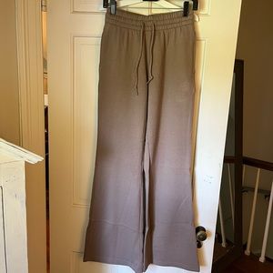 PINK High Waisted Flare Sweatpants